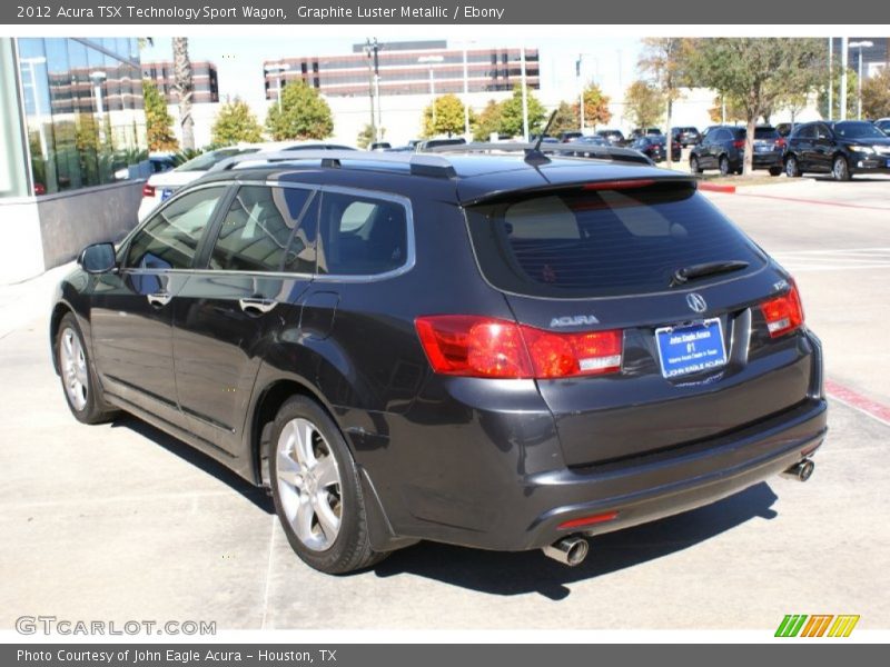 Graphite Luster Metallic / Ebony 2012 Acura TSX Technology Sport Wagon