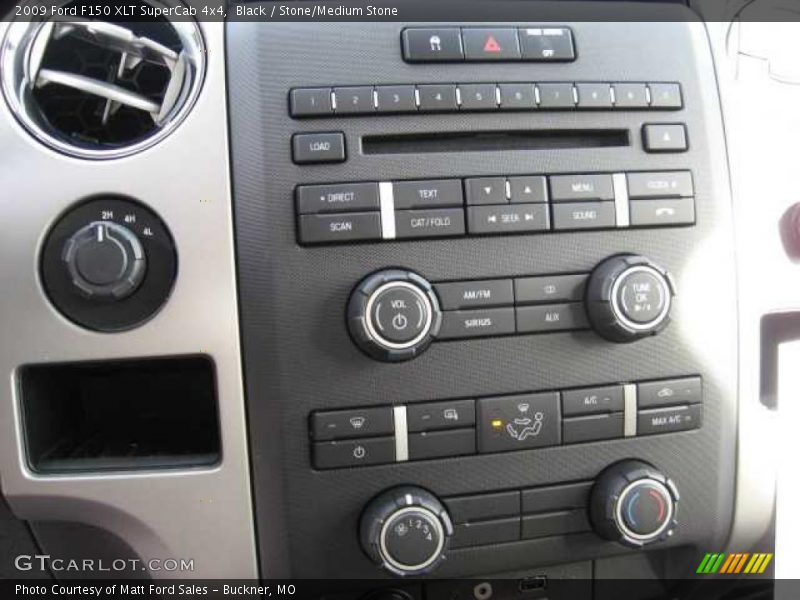 Black / Stone/Medium Stone 2009 Ford F150 XLT SuperCab 4x4