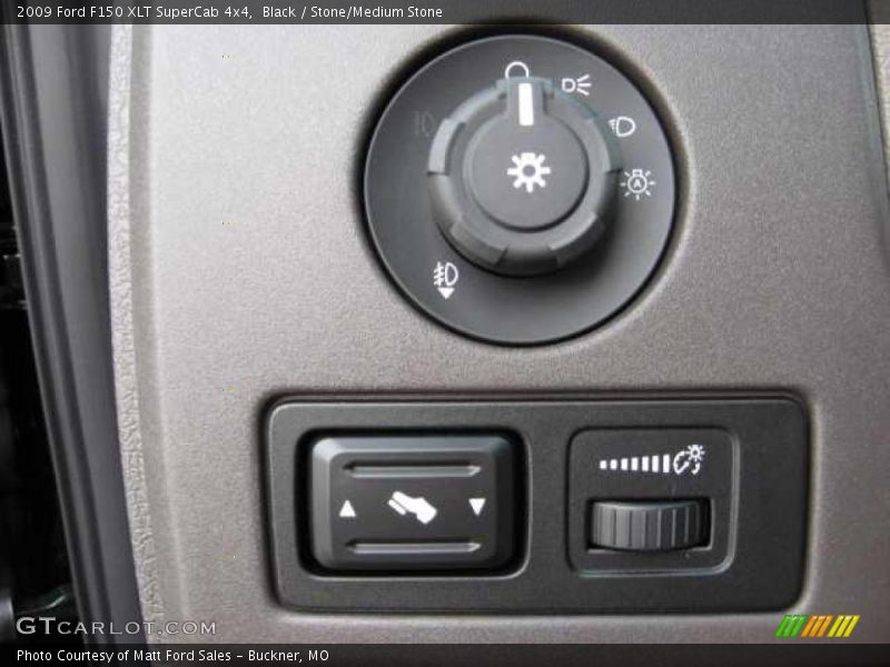 Black / Stone/Medium Stone 2009 Ford F150 XLT SuperCab 4x4