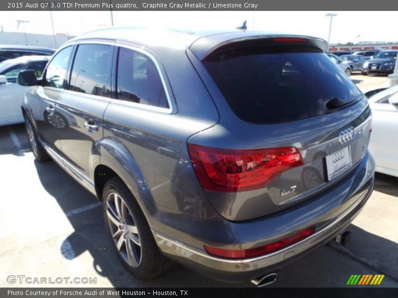 Graphite Gray Metallic / Limestone Gray 2015 Audi Q7 3.0 TDI Premium Plus quattro