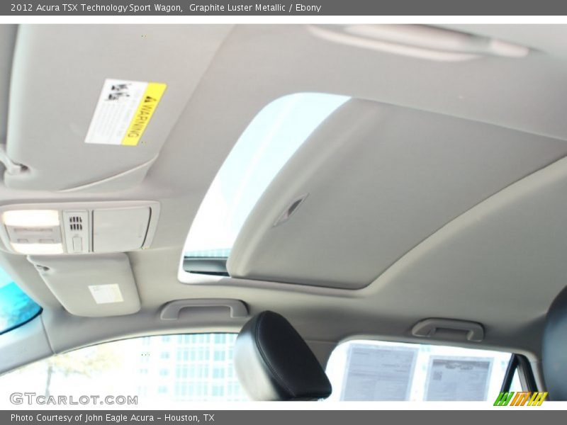 Graphite Luster Metallic / Ebony 2012 Acura TSX Technology Sport Wagon