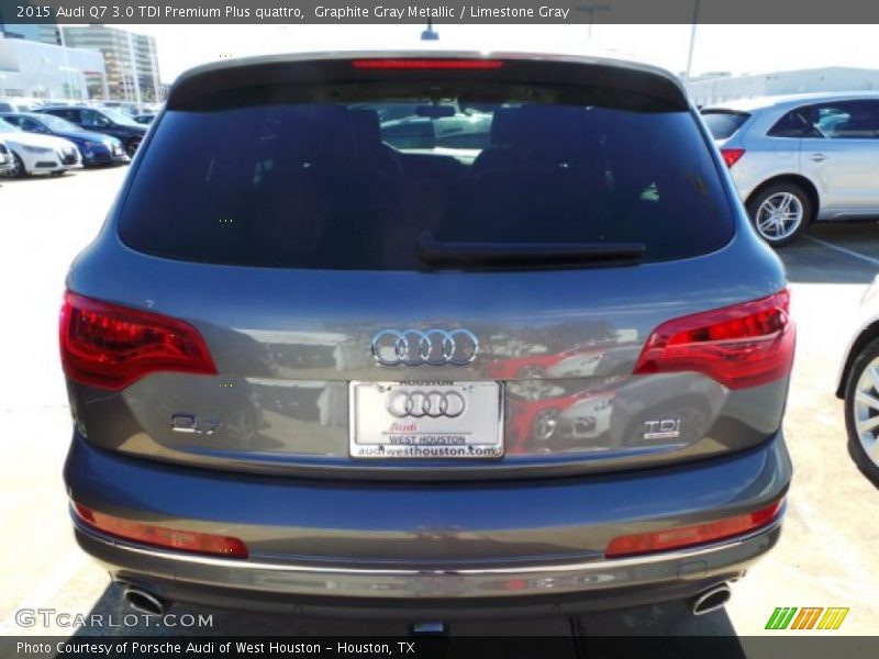 Graphite Gray Metallic / Limestone Gray 2015 Audi Q7 3.0 TDI Premium Plus quattro