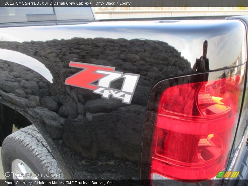Onyx Black / Ebony 2013 GMC Sierra 3500HD Denali Crew Cab 4x4