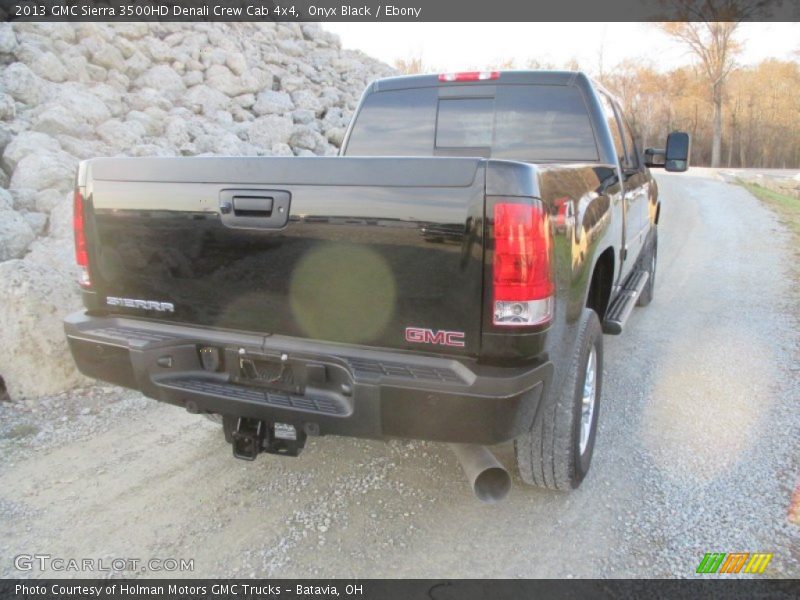 Onyx Black / Ebony 2013 GMC Sierra 3500HD Denali Crew Cab 4x4
