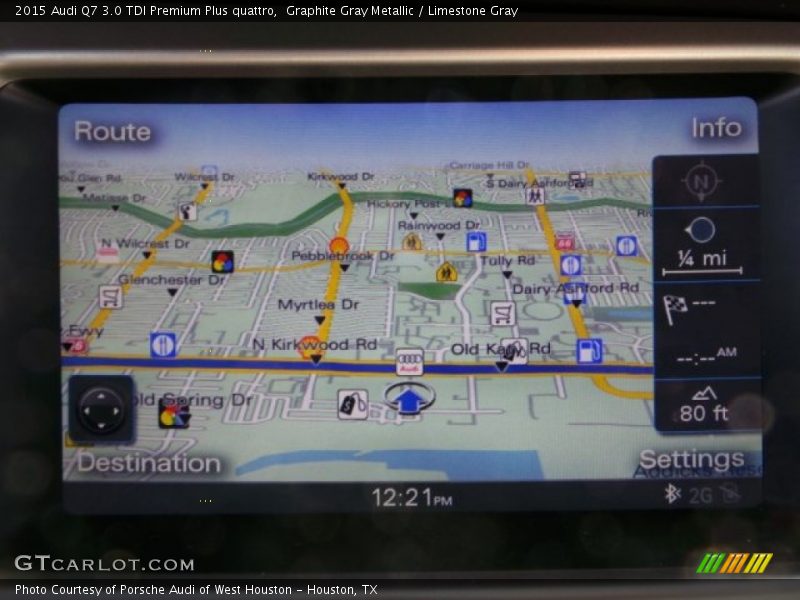 Navigation of 2015 Q7 3.0 TDI Premium Plus quattro