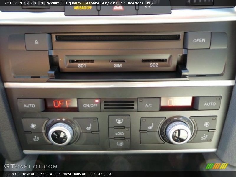 Controls of 2015 Q7 3.0 TDI Premium Plus quattro