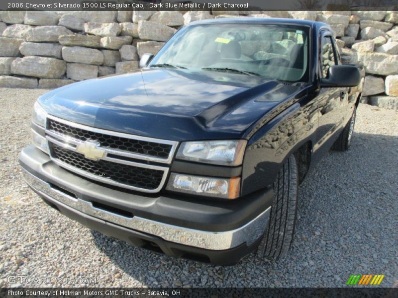 Dark Blue Metallic / Dark Charcoal 2006 Chevrolet Silverado 1500 LS Regular Cab