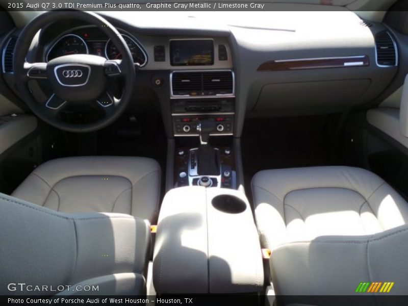 Graphite Gray Metallic / Limestone Gray 2015 Audi Q7 3.0 TDI Premium Plus quattro
