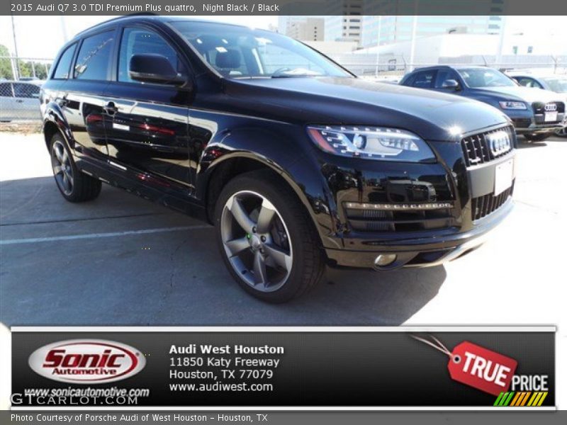 Night Black / Black 2015 Audi Q7 3.0 TDI Premium Plus quattro