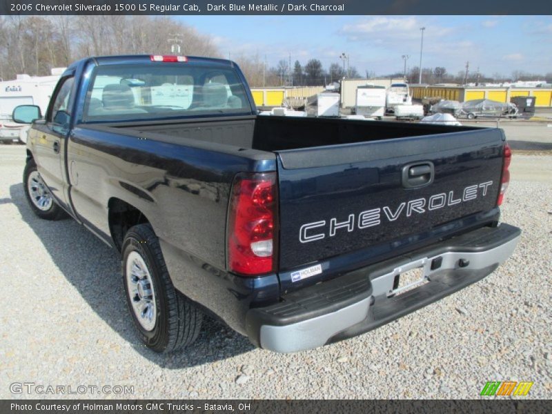 Dark Blue Metallic / Dark Charcoal 2006 Chevrolet Silverado 1500 LS Regular Cab