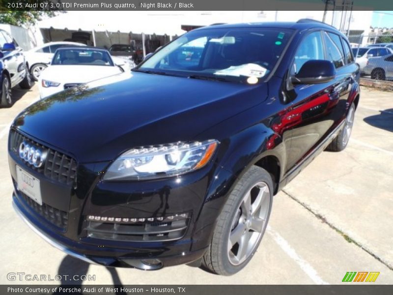 Night Black / Black 2015 Audi Q7 3.0 TDI Premium Plus quattro