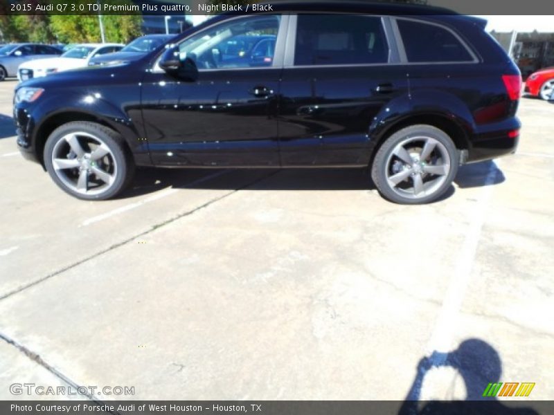 Night Black / Black 2015 Audi Q7 3.0 TDI Premium Plus quattro