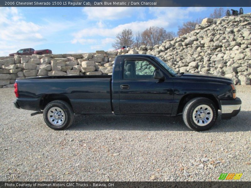 Dark Blue Metallic / Dark Charcoal 2006 Chevrolet Silverado 1500 LS Regular Cab