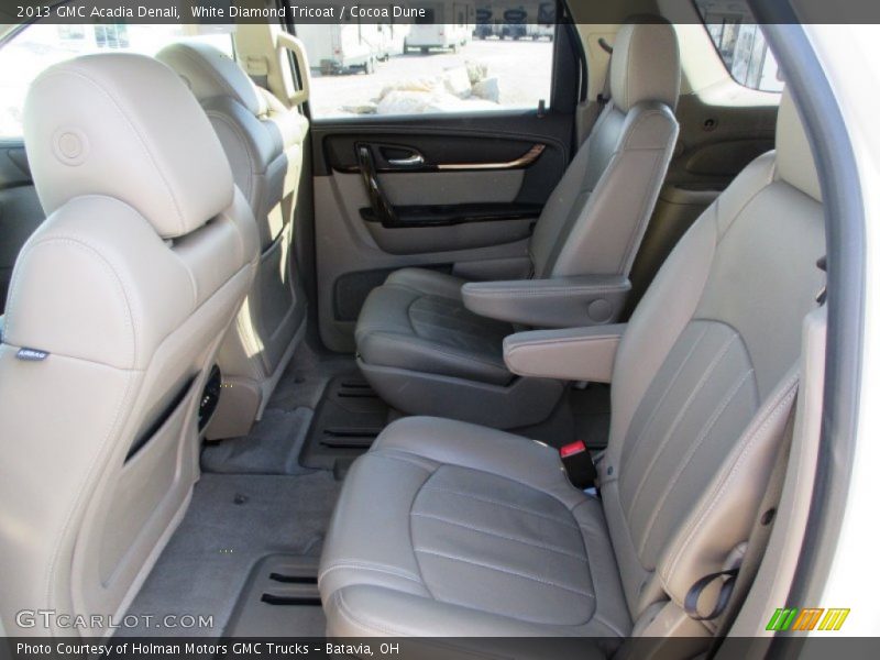 White Diamond Tricoat / Cocoa Dune 2013 GMC Acadia Denali