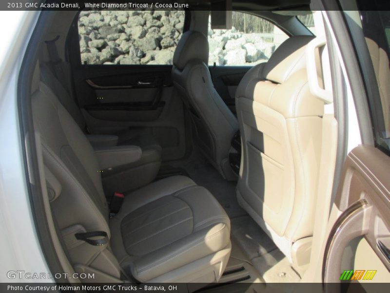 White Diamond Tricoat / Cocoa Dune 2013 GMC Acadia Denali