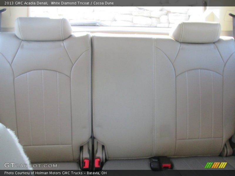 White Diamond Tricoat / Cocoa Dune 2013 GMC Acadia Denali