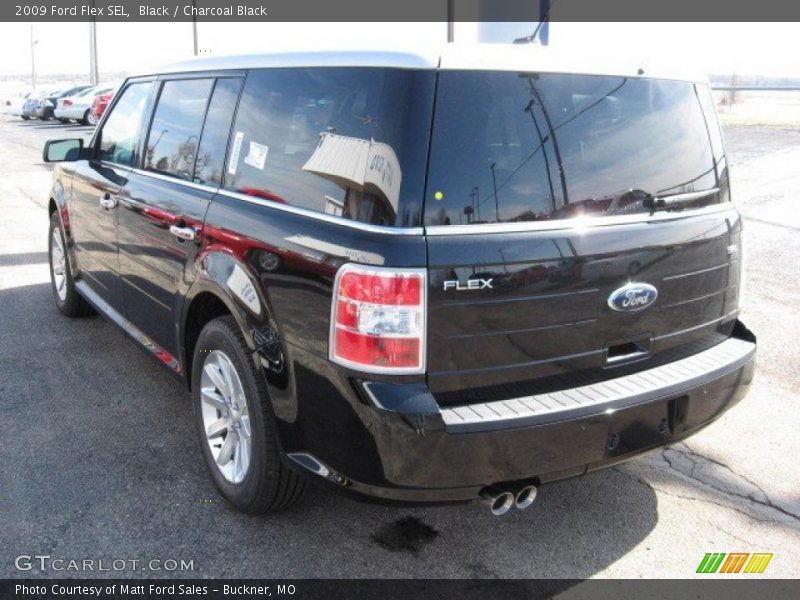 Black / Charcoal Black 2009 Ford Flex SEL