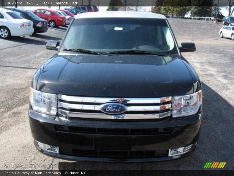 Black / Charcoal Black 2009 Ford Flex SEL
