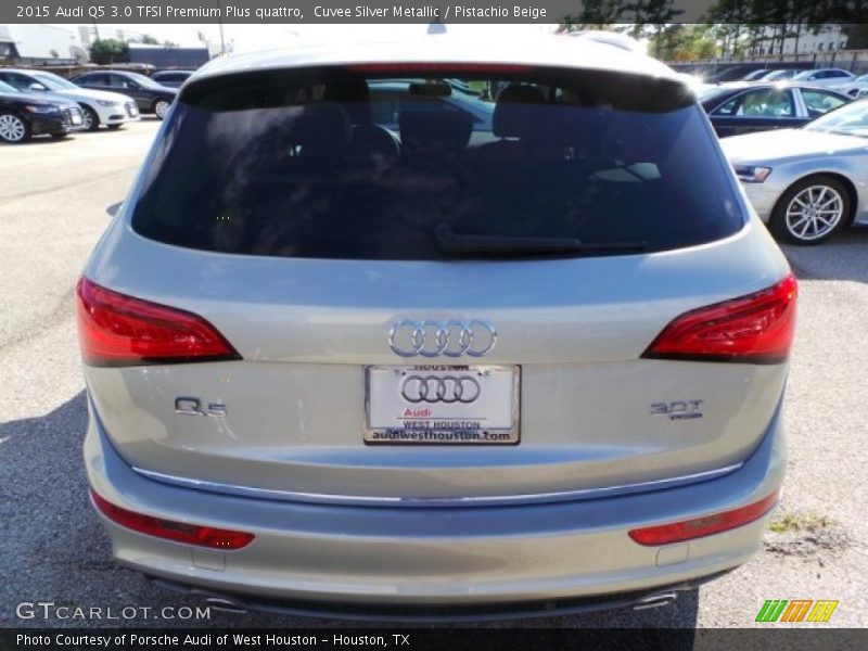 Cuvee Silver Metallic / Pistachio Beige 2015 Audi Q5 3.0 TFSI Premium Plus quattro