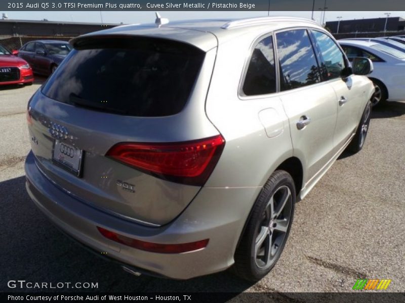 Cuvee Silver Metallic / Pistachio Beige 2015 Audi Q5 3.0 TFSI Premium Plus quattro