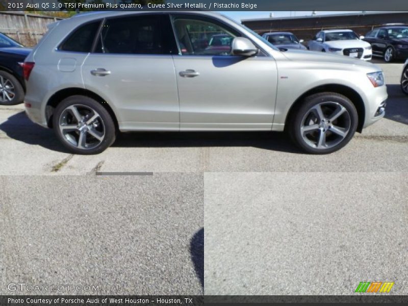 Cuvee Silver Metallic / Pistachio Beige 2015 Audi Q5 3.0 TFSI Premium Plus quattro