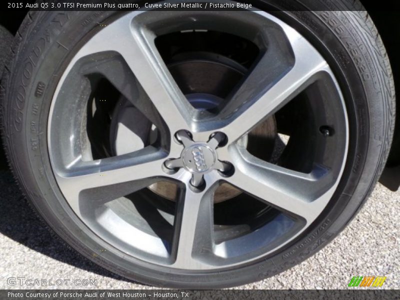 Cuvee Silver Metallic / Pistachio Beige 2015 Audi Q5 3.0 TFSI Premium Plus quattro