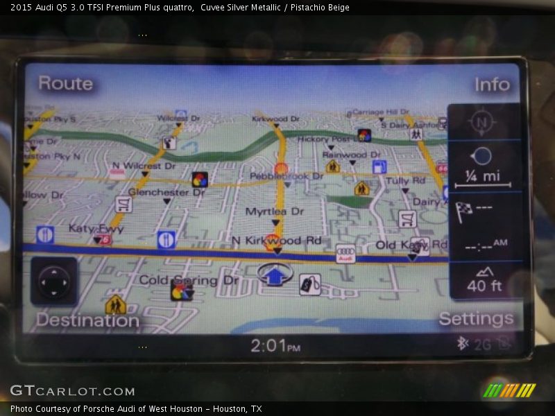 Cuvee Silver Metallic / Pistachio Beige 2015 Audi Q5 3.0 TFSI Premium Plus quattro