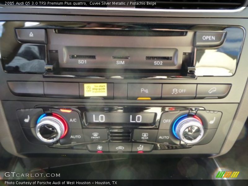 Cuvee Silver Metallic / Pistachio Beige 2015 Audi Q5 3.0 TFSI Premium Plus quattro
