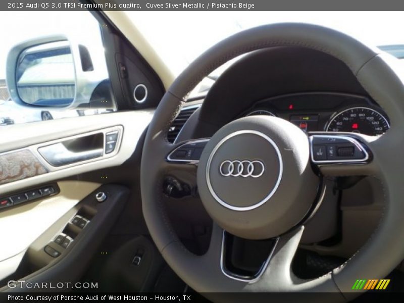 Cuvee Silver Metallic / Pistachio Beige 2015 Audi Q5 3.0 TFSI Premium Plus quattro
