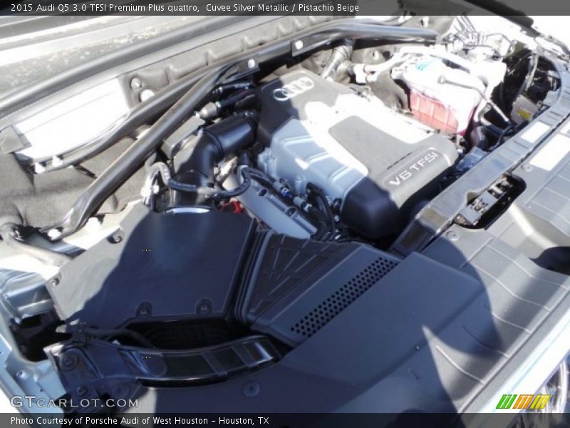 Cuvee Silver Metallic / Pistachio Beige 2015 Audi Q5 3.0 TFSI Premium Plus quattro