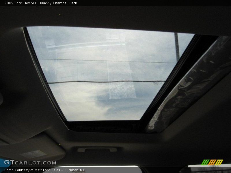 Black / Charcoal Black 2009 Ford Flex SEL