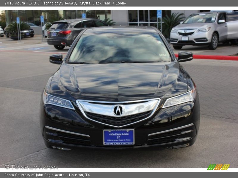 Crystal Black Pearl / Ebony 2015 Acura TLX 3.5 Technology SH-AWD