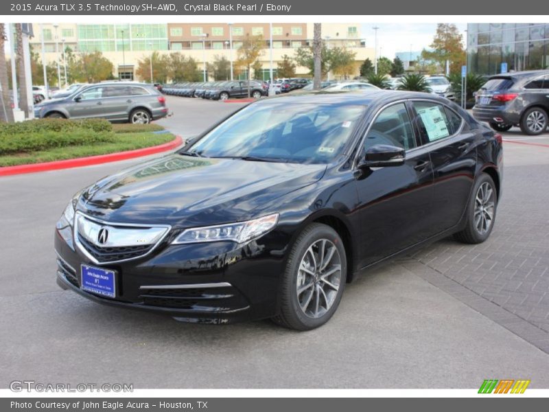 Crystal Black Pearl / Ebony 2015 Acura TLX 3.5 Technology SH-AWD