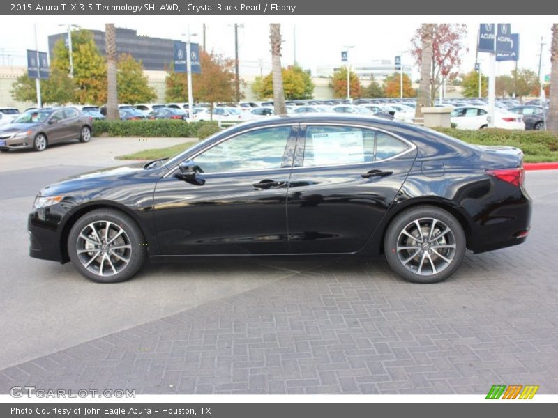 Crystal Black Pearl / Ebony 2015 Acura TLX 3.5 Technology SH-AWD