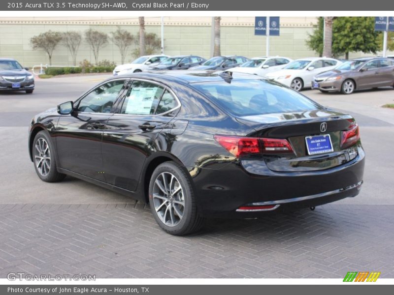 Crystal Black Pearl / Ebony 2015 Acura TLX 3.5 Technology SH-AWD
