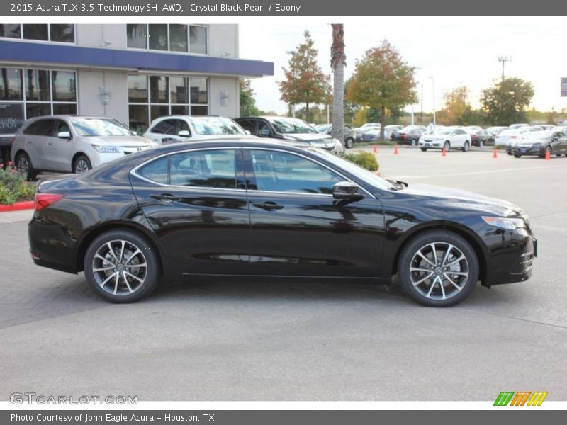 Crystal Black Pearl / Ebony 2015 Acura TLX 3.5 Technology SH-AWD