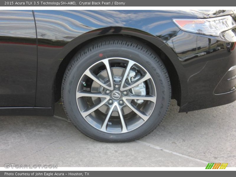 Crystal Black Pearl / Ebony 2015 Acura TLX 3.5 Technology SH-AWD