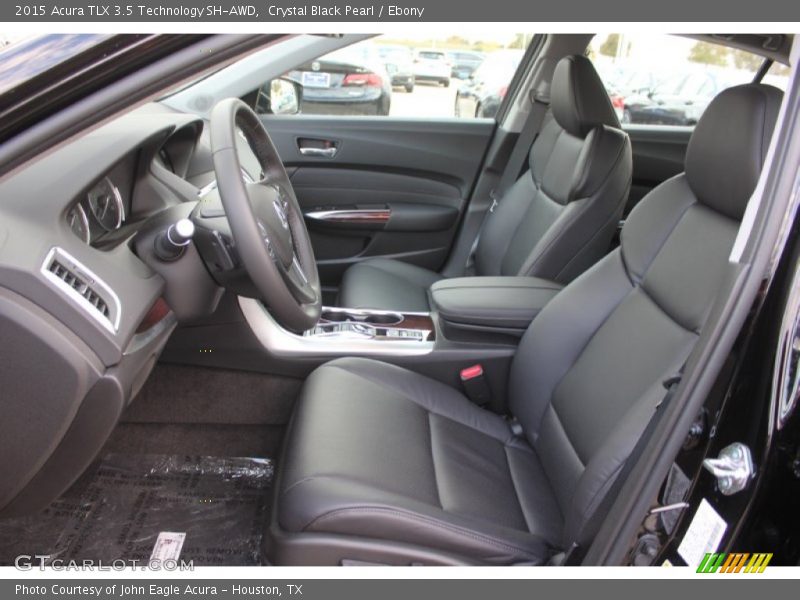 Crystal Black Pearl / Ebony 2015 Acura TLX 3.5 Technology SH-AWD