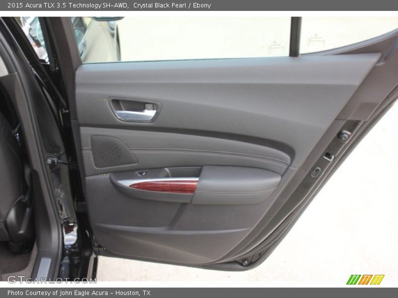 Crystal Black Pearl / Ebony 2015 Acura TLX 3.5 Technology SH-AWD