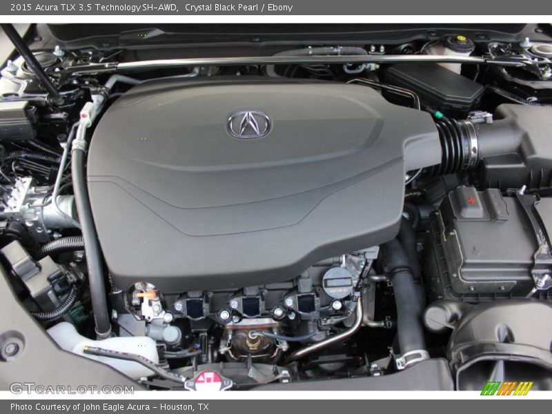 Crystal Black Pearl / Ebony 2015 Acura TLX 3.5 Technology SH-AWD