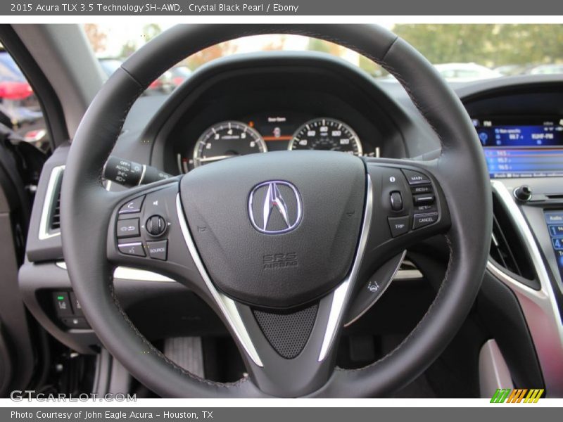 Crystal Black Pearl / Ebony 2015 Acura TLX 3.5 Technology SH-AWD