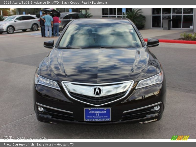 Black Copper Pearl / Parchment 2015 Acura TLX 3.5 Advance SH-AWD