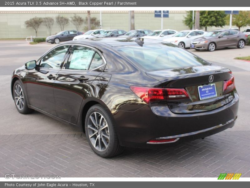 Black Copper Pearl / Parchment 2015 Acura TLX 3.5 Advance SH-AWD