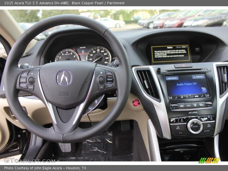Black Copper Pearl / Parchment 2015 Acura TLX 3.5 Advance SH-AWD