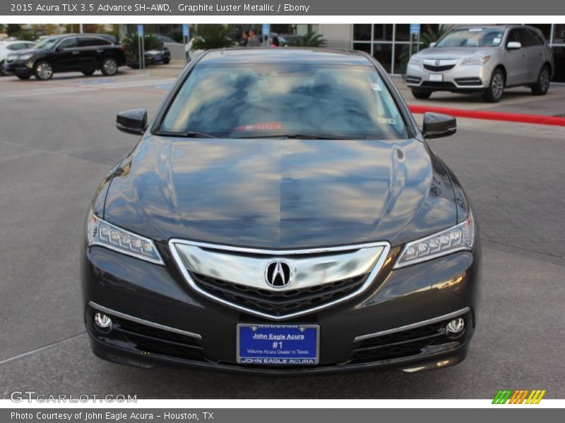 Graphite Luster Metallic / Ebony 2015 Acura TLX 3.5 Advance SH-AWD