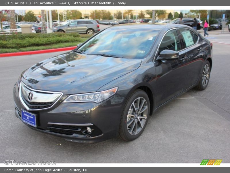 Graphite Luster Metallic / Ebony 2015 Acura TLX 3.5 Advance SH-AWD
