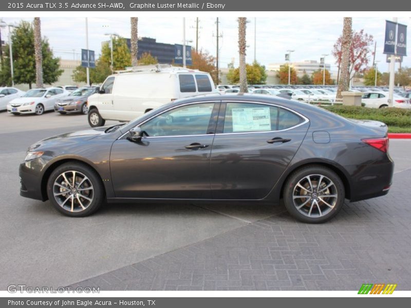 Graphite Luster Metallic / Ebony 2015 Acura TLX 3.5 Advance SH-AWD