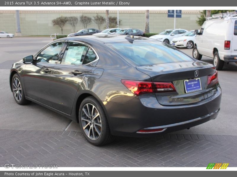 Graphite Luster Metallic / Ebony 2015 Acura TLX 3.5 Advance SH-AWD