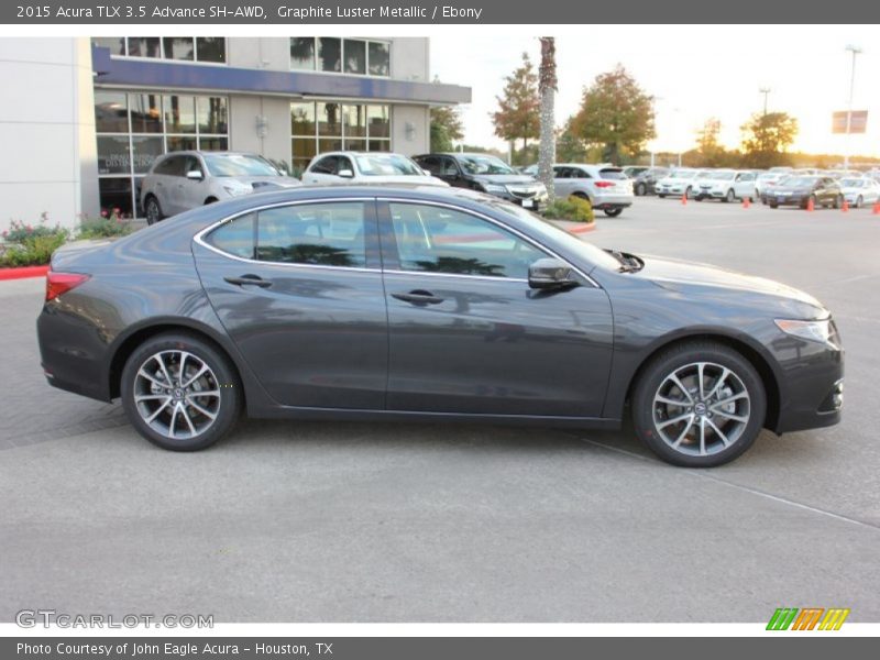 Graphite Luster Metallic / Ebony 2015 Acura TLX 3.5 Advance SH-AWD