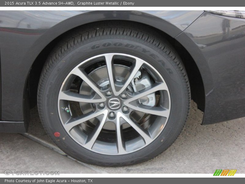 Graphite Luster Metallic / Ebony 2015 Acura TLX 3.5 Advance SH-AWD